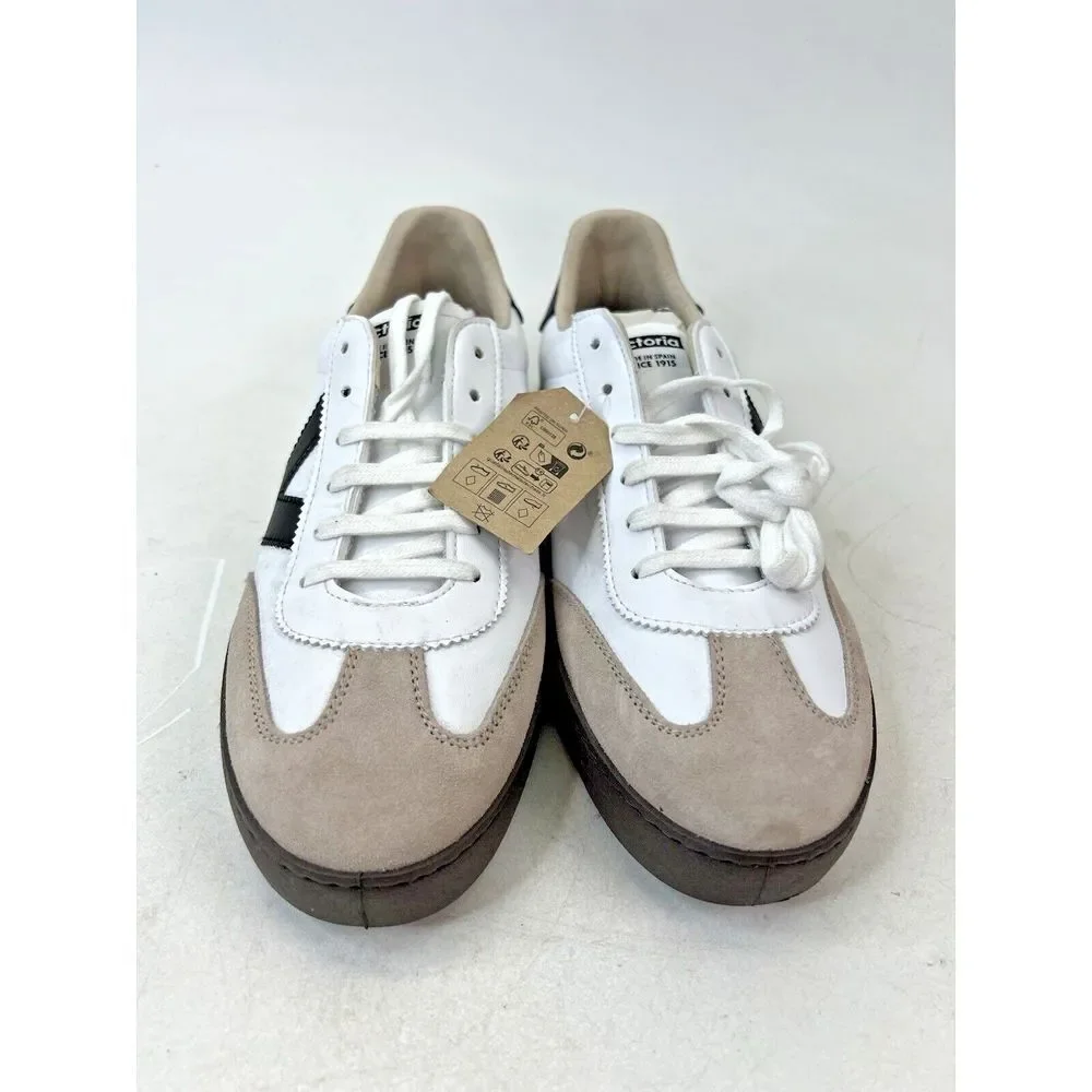 Victoria Unisex Berlin Faux Leather Cyclist Trainers W‎ 11-11.5 / M 9-9.5